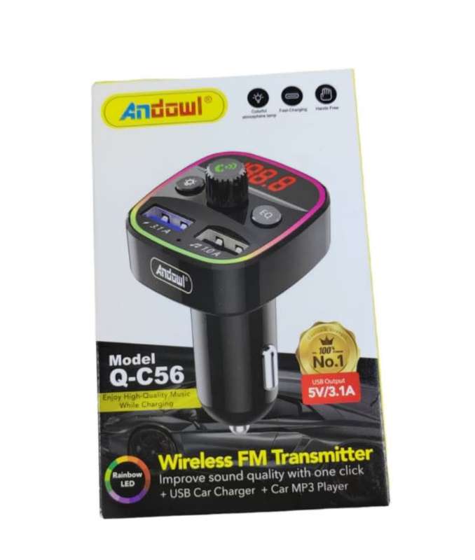 Q3 3.1A USB+PD Bluetooth Car Charger Car FM Transmitter