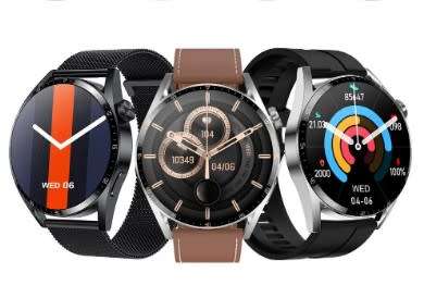 QU9 New ECG+PPG AMOLED Screen Smart Watch Bluetooth Calls Music Player Man Watch Sports Waterproof