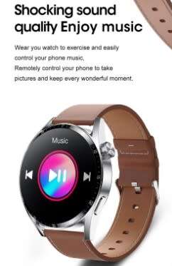 QU9 New ECG+PPG AMOLED Screen Smart Watch Bluetooth Calls Music Player Man Watch Sports Waterproof