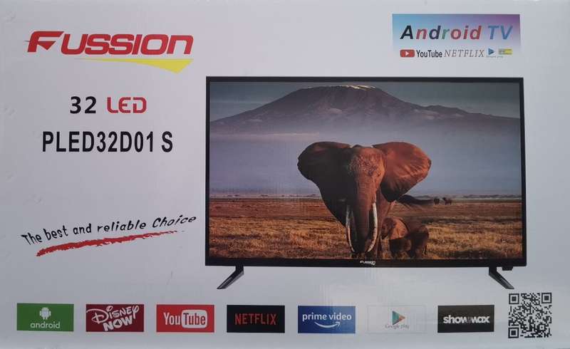 32 inch FUSSION pled32d01s 1080p HD SMART Television