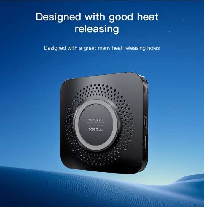 Yesido Android 12 4K Smart TV Box with 16gb Rom Compatible with all Local Apps