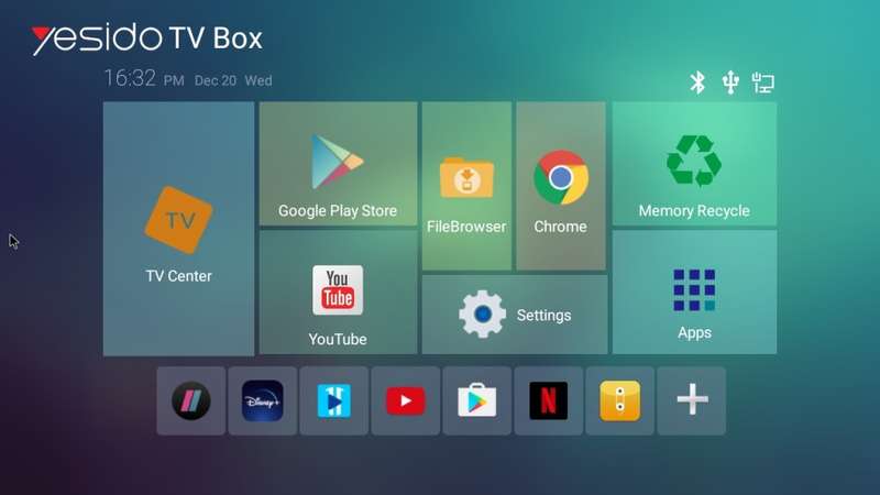 Yesido Android 12 4K Smart TV Box with 16gb Rom Compatible with all Local Apps