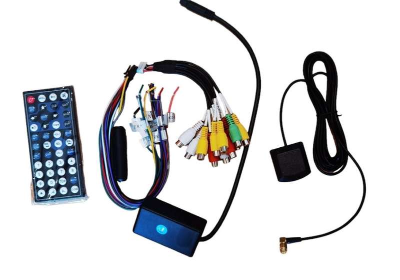 Sakyno Single Din 7` HD Touch Screen DVD, Navigation, Bluetooth, TV & Remote Detachable Face