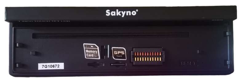 Sakyno Single Din 7` HD Touch Screen DVD, Navigation, Bluetooth, TV & Remote Detachable Face