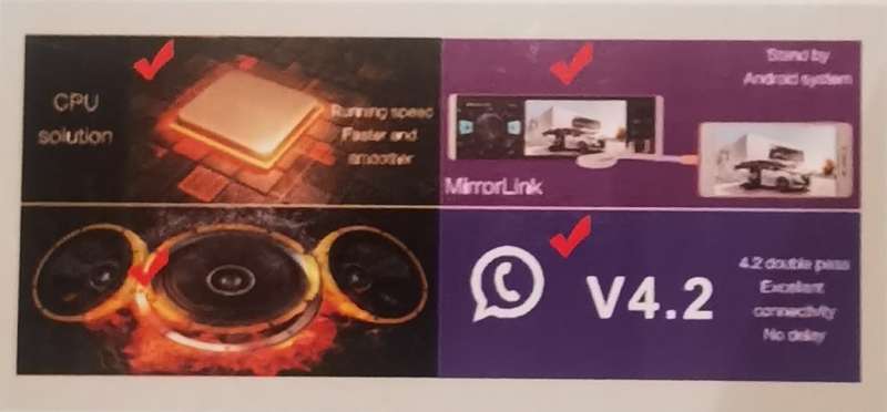 60W x 4 CTC-4067 Single Din 4.1 Inch Touch Screen with Android Mirror Link