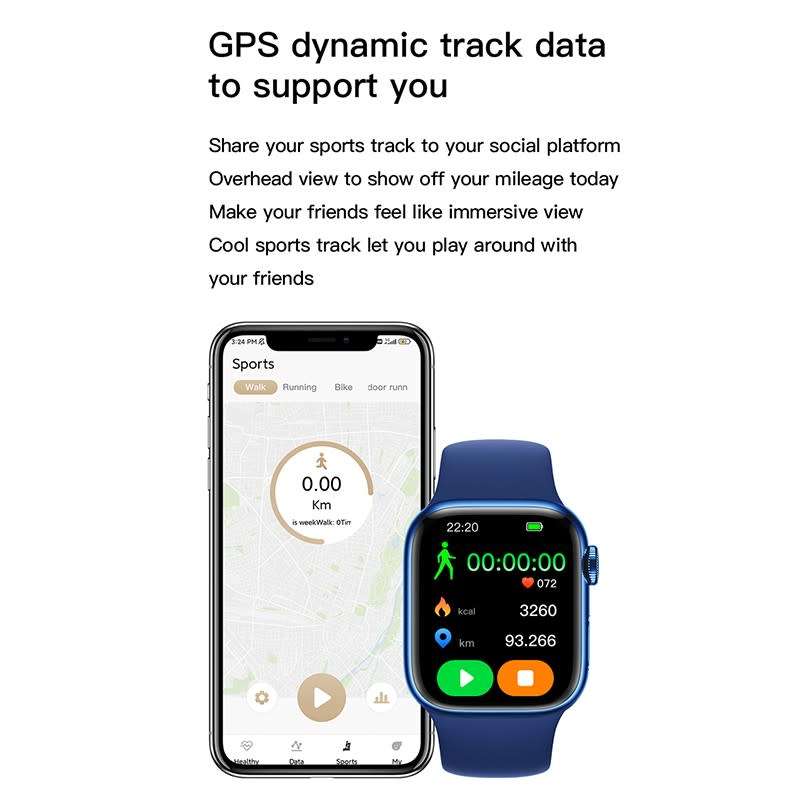 Watch 9 Smart Watch Men Women Series 9 Bluetooth Call NFC Wireless Charging Smartwatch
