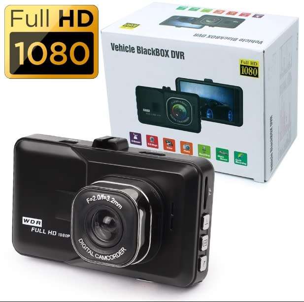 Vehicle Dash Cam Blackbox DVR with WDR - Full HD 1080 VISOR DVR with Exciting Features.