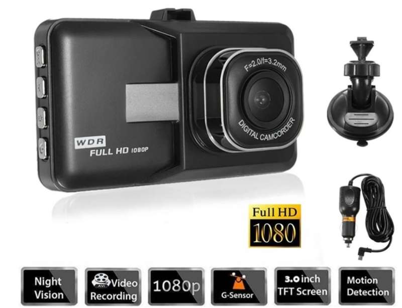 Vehicle Dash Cam Blackbox DVR with WDR - Full HD 1080 VISOR DVR with Exciting Features.