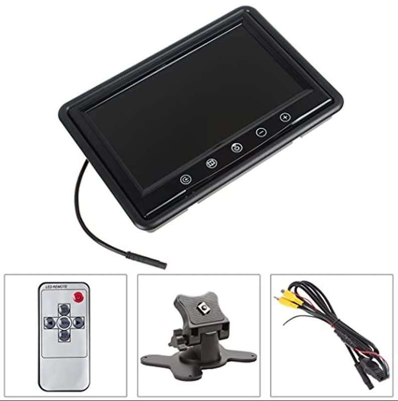 7 Inch 16:9 HD Pillow TFT LCD Color Screen Car Rearview Monitor CTC-591-7