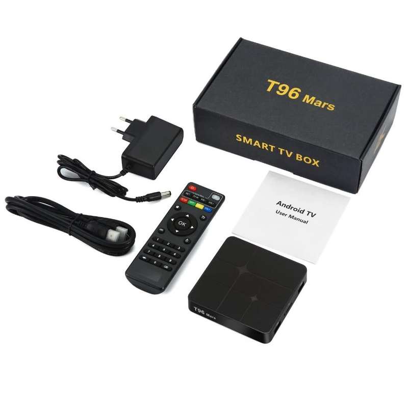 T96 Mars 4K HD 5G Wifi Smart TV Box 905W Quad-Core Plus FREE 64GB Memory Card
