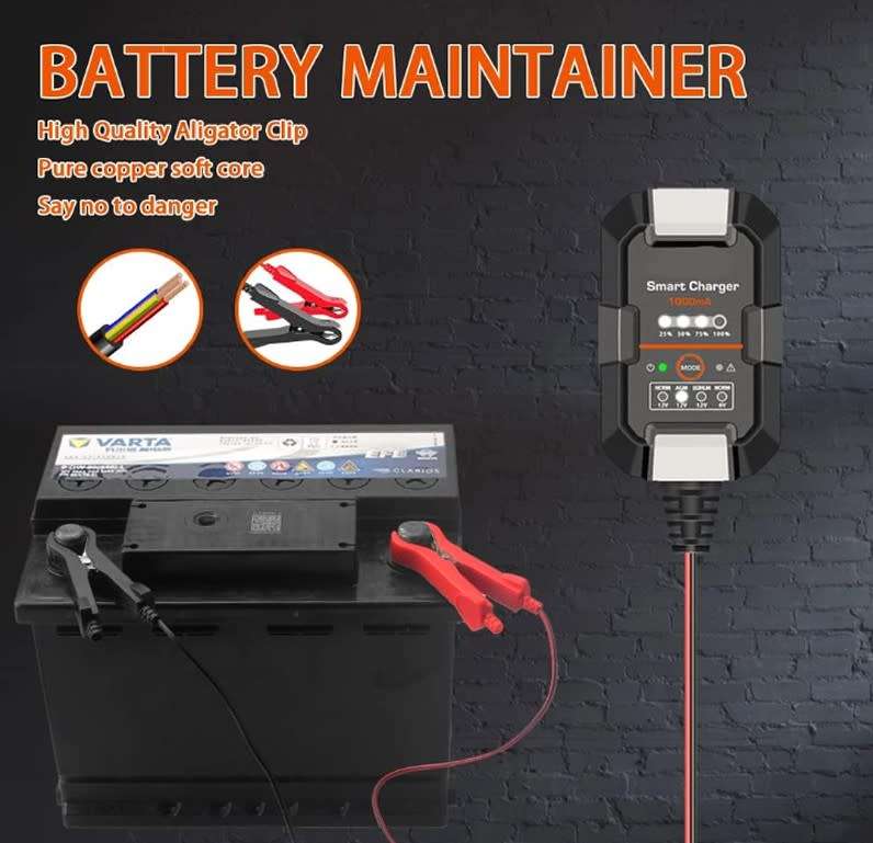 12V Lithium Car Battery Charger (pulse repair Function) Q-DP077
