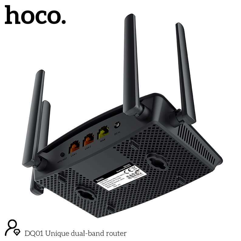 HOCO DQ01 Unique dual-band router 5.8ghz CAPABLE, Compact & Ideal as repeater