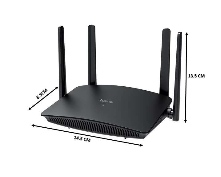 HOCO DQ01 Unique dual-band router 5.8ghz CAPABLE, Compact & Ideal as repeater