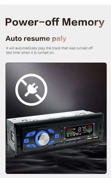 Fussion  V21DIN car Radios Stereo Remote Control Digital Bluetooth Audio Music Stereo  Car Radio Mp3