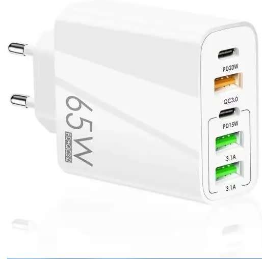 Olesson 48W USB C Charger, 5 Port USB Charger