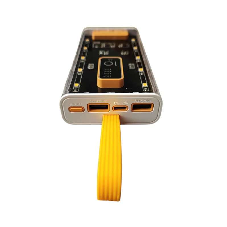 Silipu 8000mAh Transparent Dual 2.1A USB Power Bank