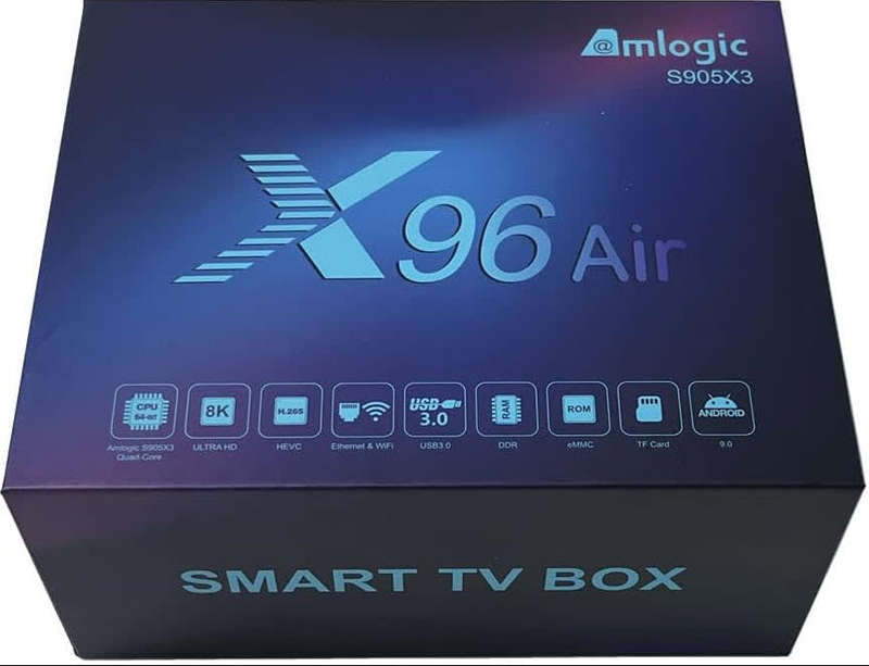 X96 Air 4K Smart TV BOX Quad-core Amlogic S905X3 8k resolution