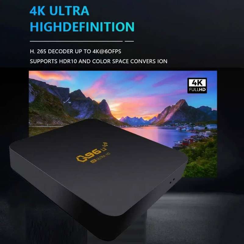 Q96 Ultra Amlogic S905L2  Quad core 4K ANDROID 12 TV Box  16GB with Bluetooth