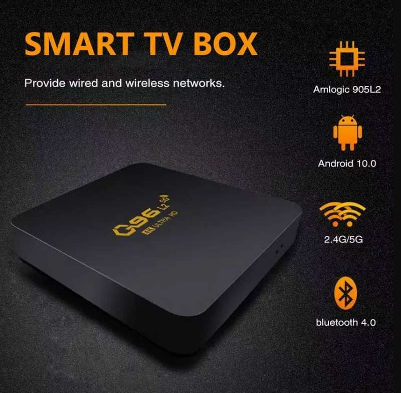 Q96 Ultra Amlogic S905L2  Quad core 4K ANDROID 12 TV Box  16GB with Bluetooth