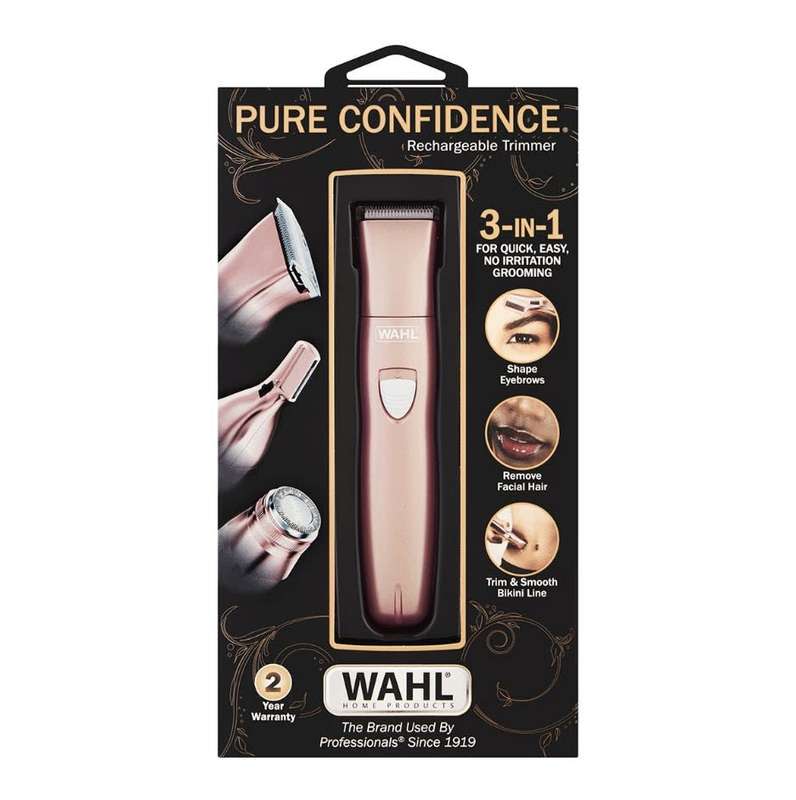 Ladies Wahl Cordless Rechargeable Hair Removal Kit Rose Gold