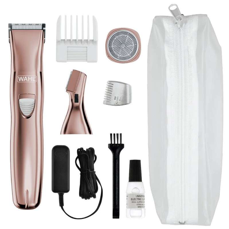 Ladies Wahl Cordless Rechargeable Hair Removal Kit Rose Gold