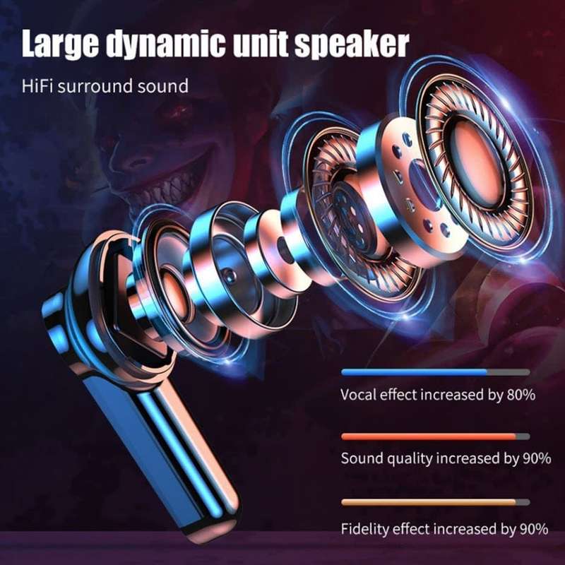Wireless M28 Earphones with Power Bank - iOS & Android Compatible