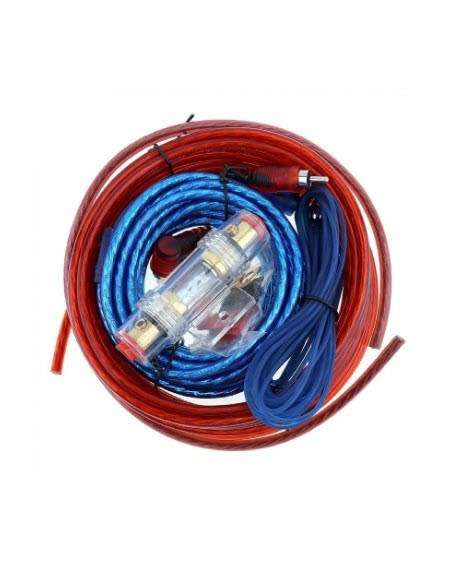 PERVOI Car Amplifier Cable Set 800W CTC-73G  8AWG Wiring Kit Car Cables