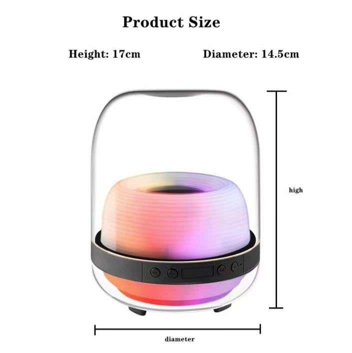 L20 4th Generation 15W Transparent Luminous 6D Wireless Bluetooth Speaker