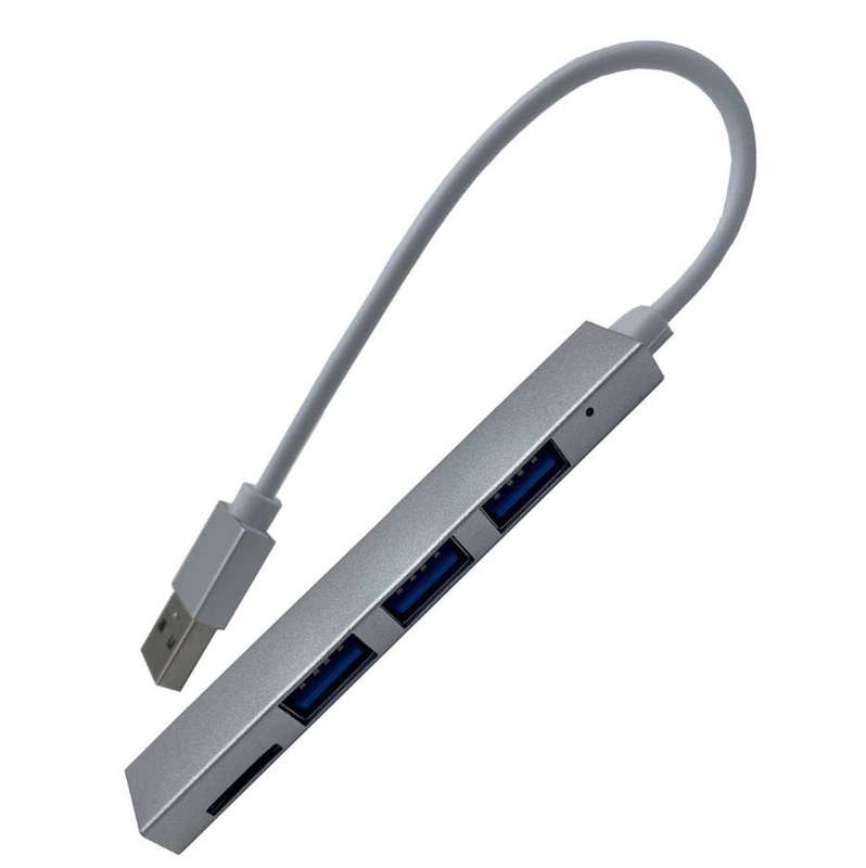 9cm 4 In 1 Slimline Hub With 3 USB 3.0 Ports & 1 SD Card Slot