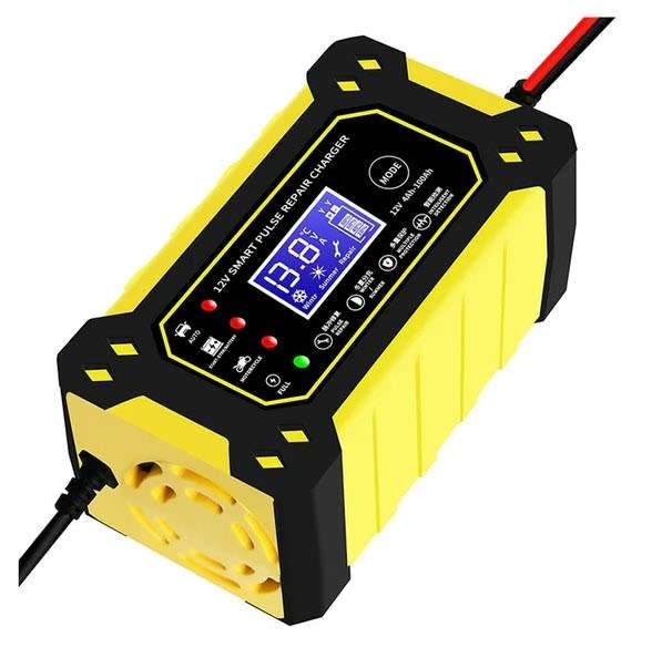 12V Intelligent Pulse Charger With LCD Q-DP1520 Suitable all Battery types