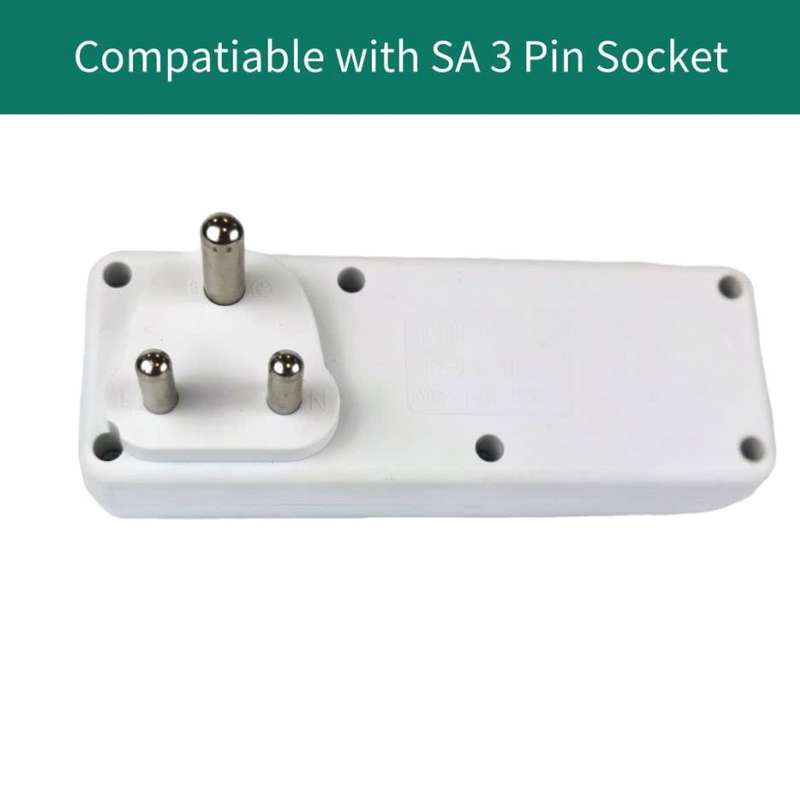 Redisson Multiplug 3-Way with 2xUSB for Phone Charging