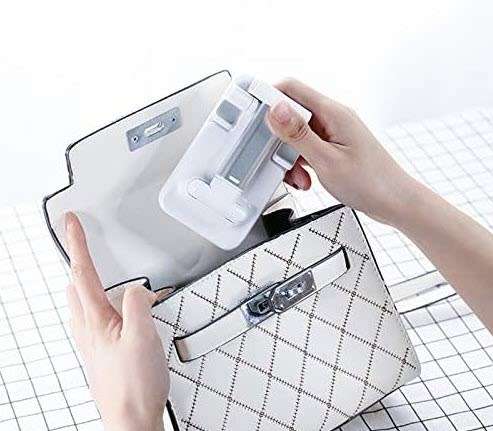 Folding Desktop Stand Holder for Mobile Phones and Tablets up to 11, Adjustable Height and Angle