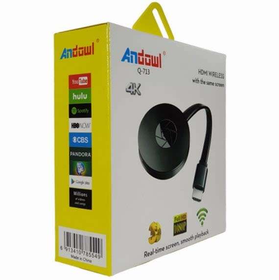 Andowl Q-713 TV Stick For Android, IOS Chromecast TV Streaming