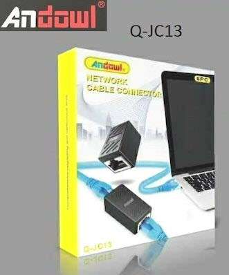 Andowl RJ45 Cable Connector Q-JC13 4 Pieces