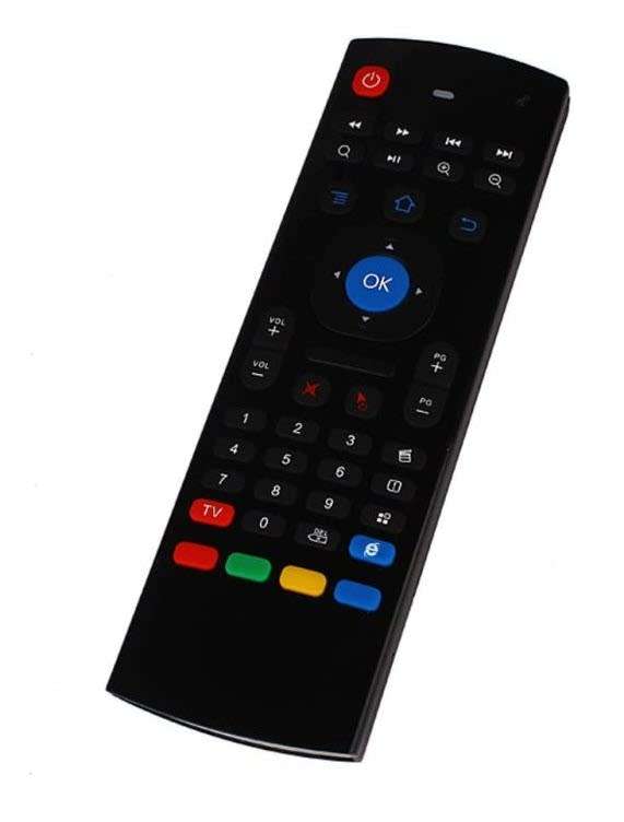 Wireless keyboard-remote control Air Mouse Dual Function Remote