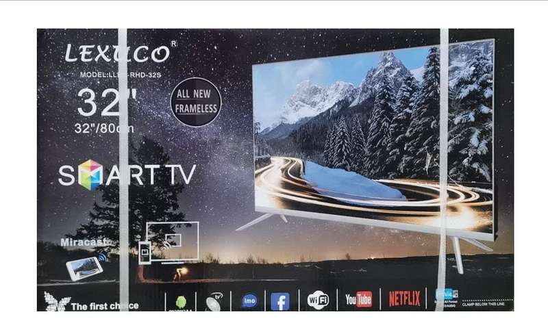 New Frameless 32inch Lexuco Smart HD Tv