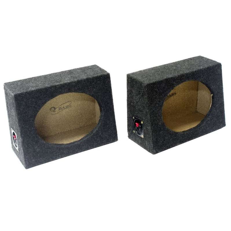 6x9` Speaker Enclosure Set - Acoustic Carpet with Wiring Connection Port