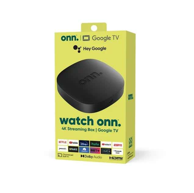 2024 Onn Google 12 Tv OS & Netflix Certified TV Box 4K Streaming UHD, All Apps Compatible Rev3