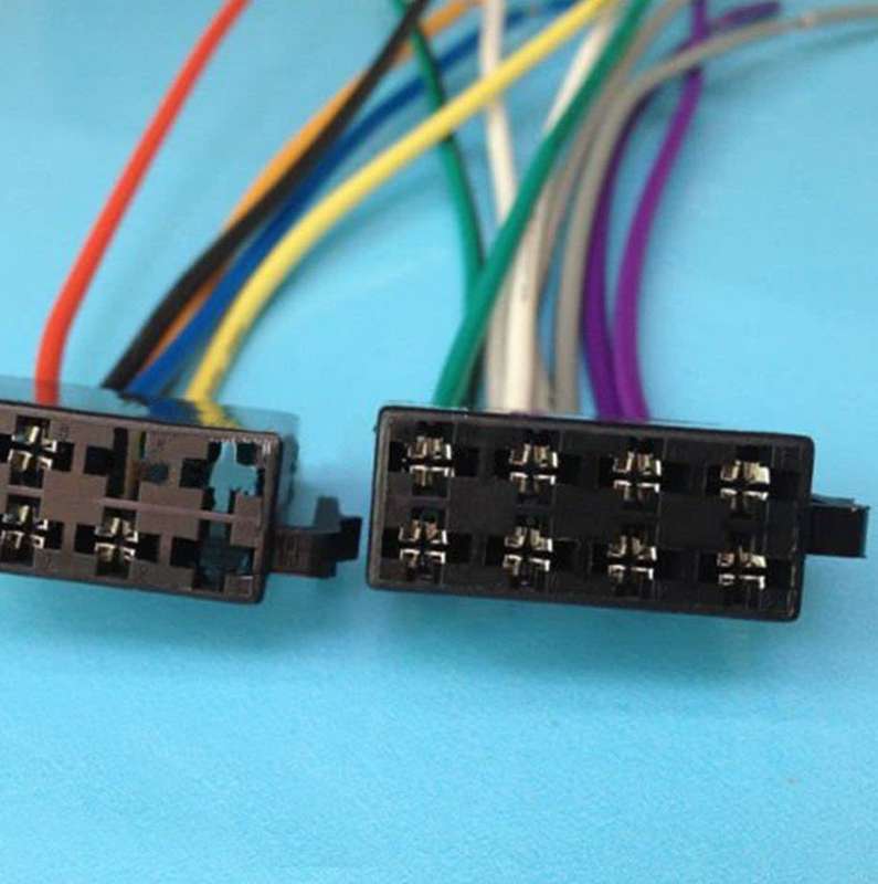 Replacement Universal ISO Standard Wire Harness Female Adapter Connector Cable Radio Wiring