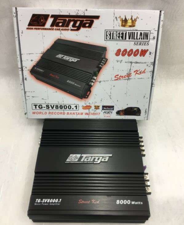 TARGA  TG-SV8000.1 STREET VILLAIN 8000Watt Mono Block amp