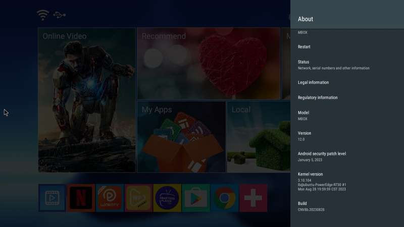 Android 12.1  MXQ Pro Tv Box