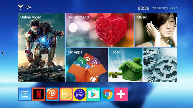 64GB PLUG AND PLAY  2GB Ram MXQ Tv Box 4K