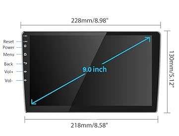 9 Inch Soak Car Stereo with Wireless Carplay Android Auto Touch Screen