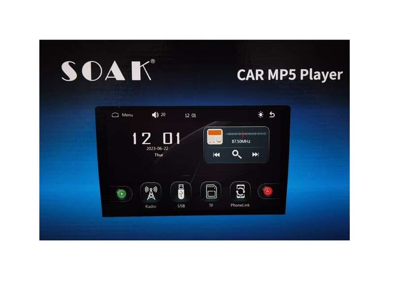 9 Inch Soak Car Stereo with Wireless Carplay Android Auto Touch Screen