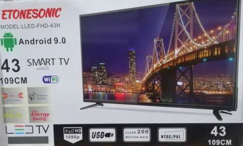 43Inch Full HD 1080p Etonesonic Smart Tv Android 9 Smart WEB OS