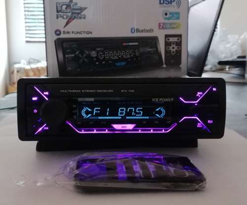 Ice Power HIGH Otput Ipx702 Bluetooth Handsfree single Din Radio