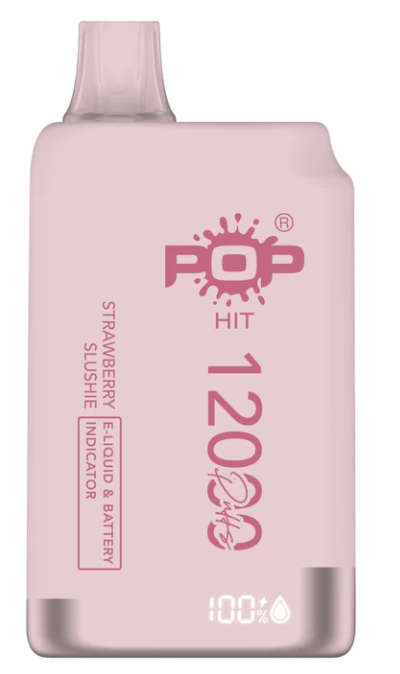 POPHIT 12000 Strawberry Slushie Box of 10