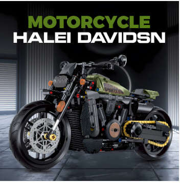 Harley Davidson Sportster Building Blocks 1:8 scale