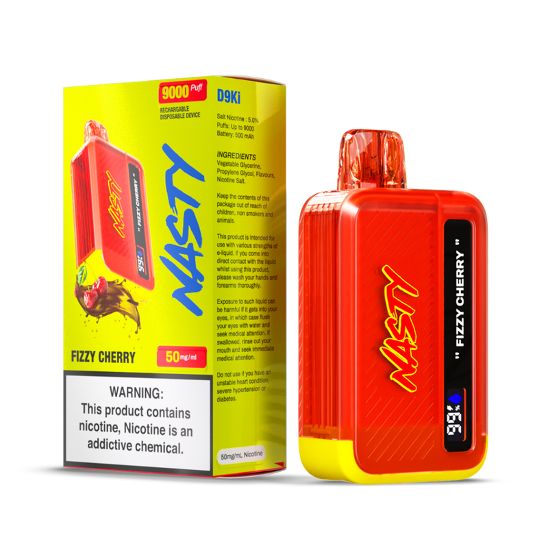 Nasty D9Ki Fizzy Cherry