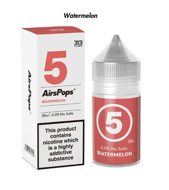 Airscream AirsPops Pro Starter Kit & 313 AirsPops E-Liquid 30ml 4% N/S Combo